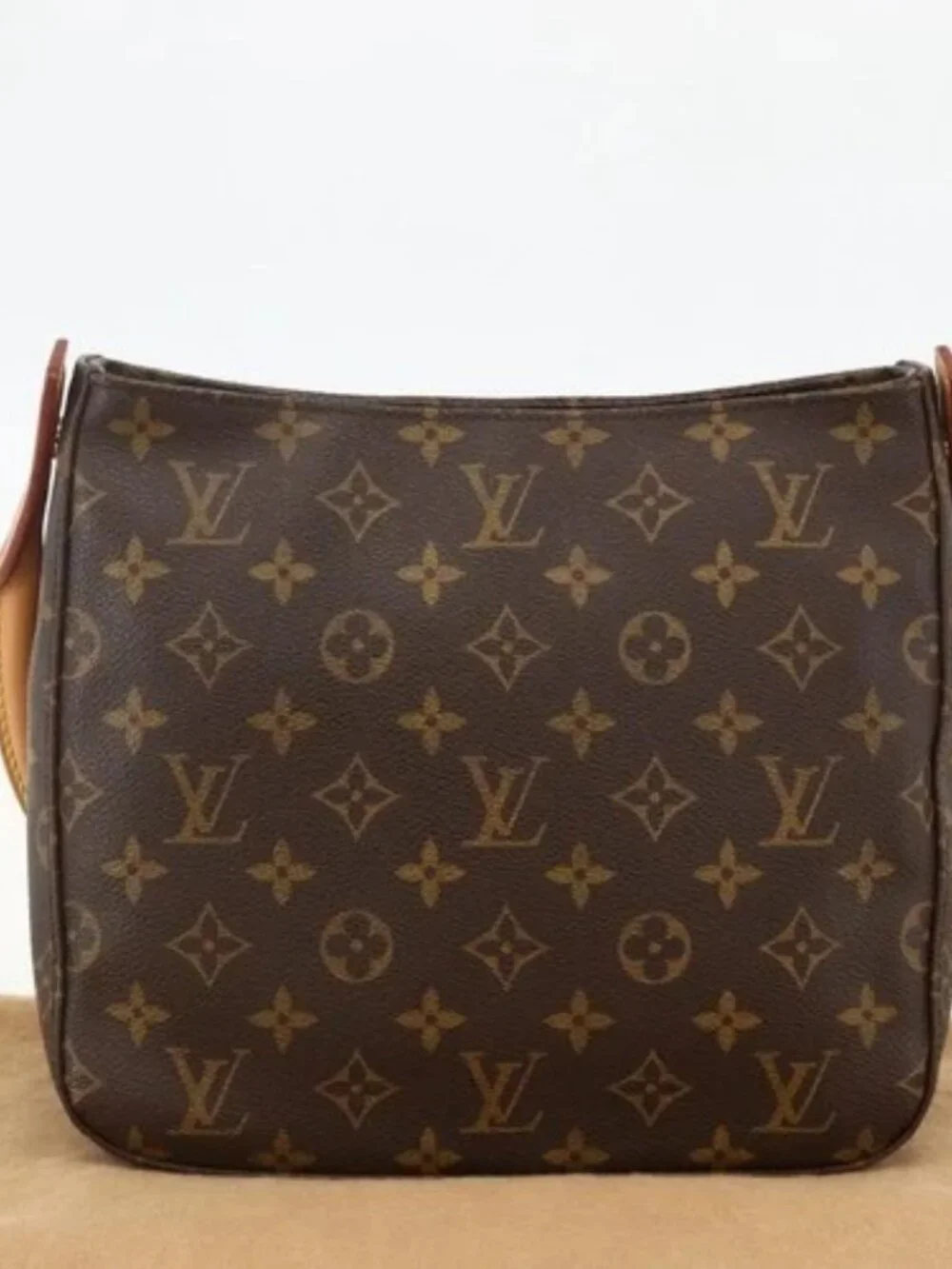 LOUIS VUITTON Monogram Looping MM Shoulder Bag M51146 LV Auth am11375V